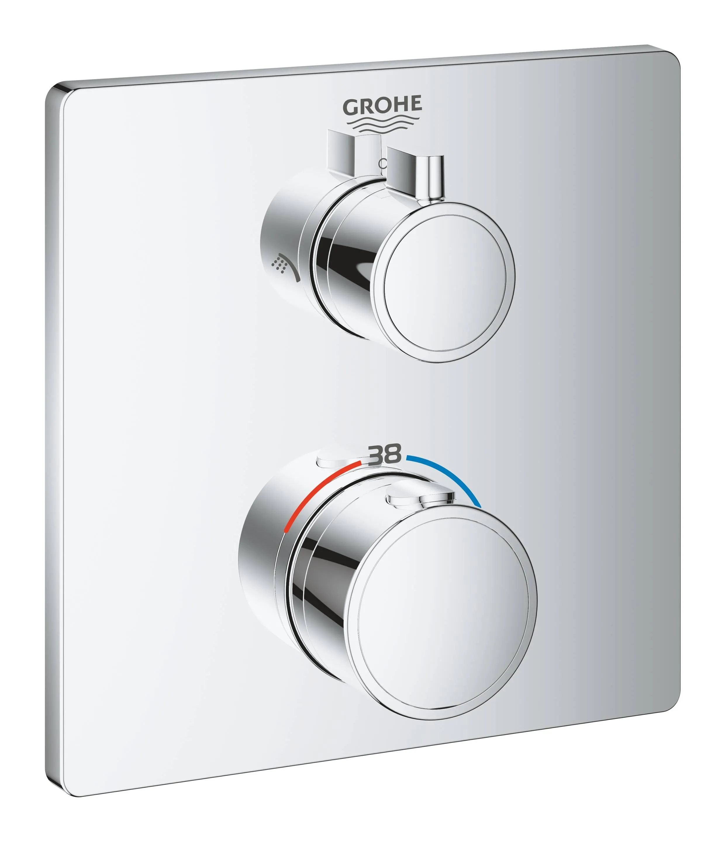 Термостат для душа Grohe Grohtherm встраиваемый без подключения шланга хром (24079000)