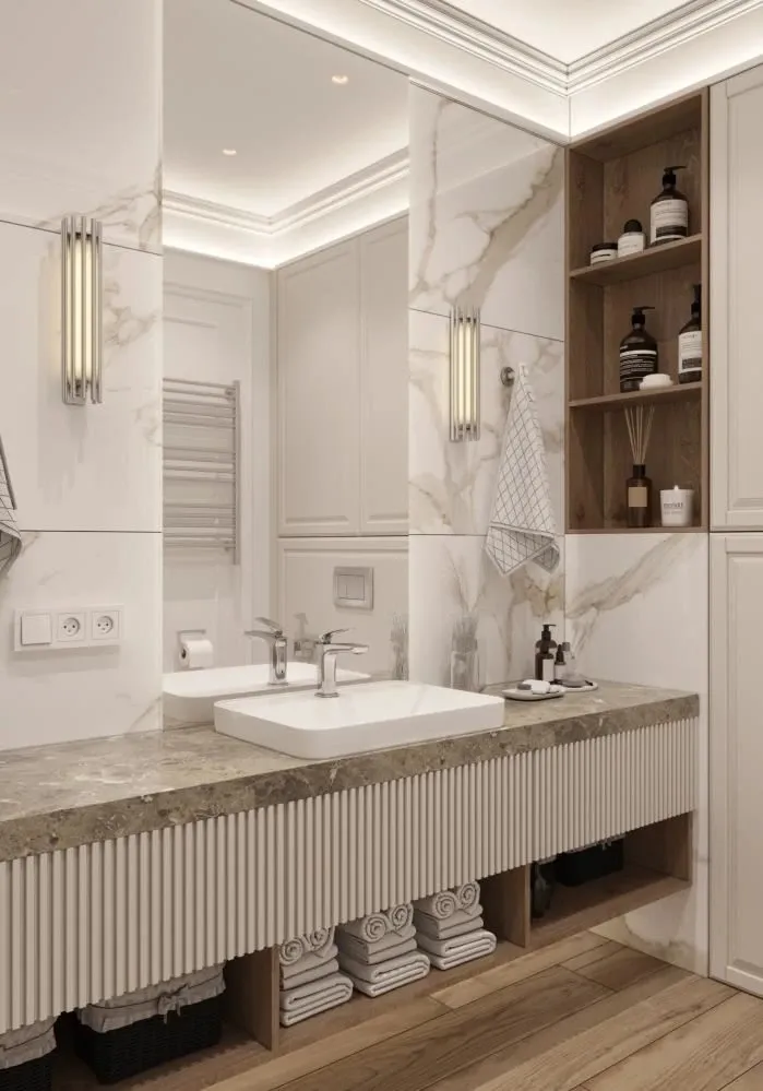 Cмеситель для раковины Knotlor KN-40, хром