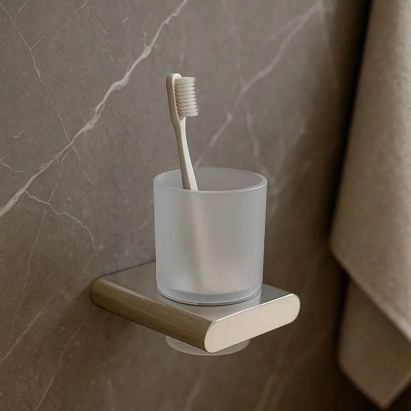 Стакан для ванной комнаты Knotlor SC101C, хром