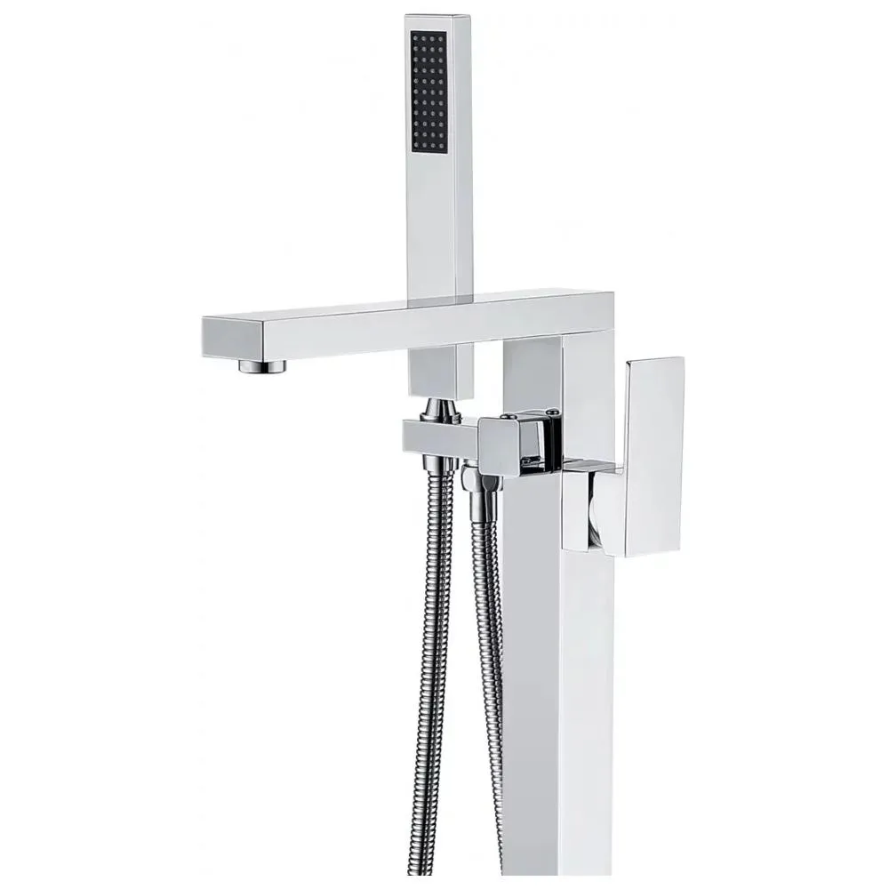 Смеситель напольный для ванны Groсenberg GB800CR, хром