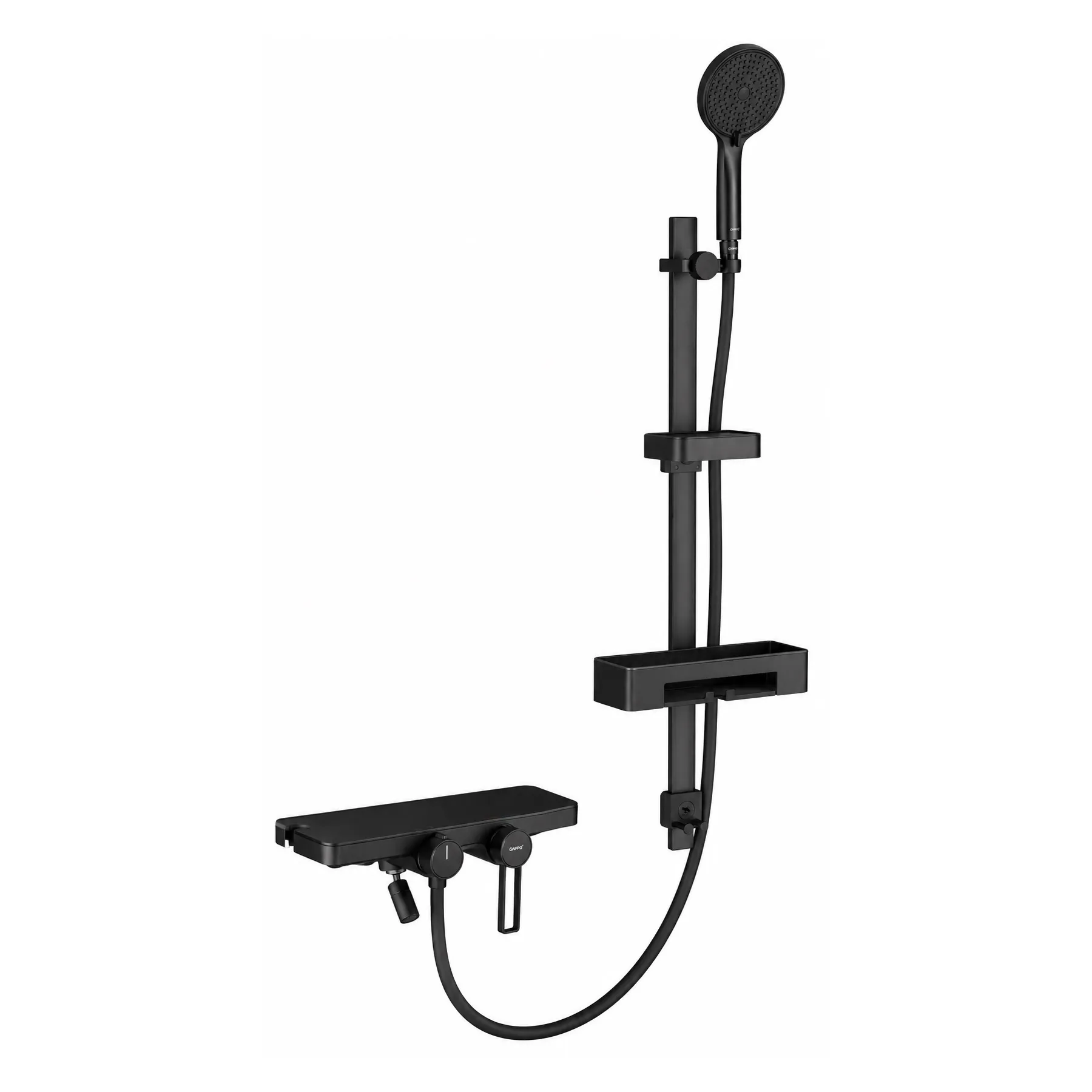 Смеситель для ванны GAPPO G3296-26, черный