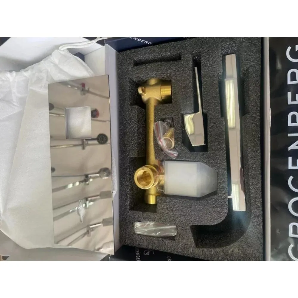 Смеситель для раковины встраиваемый Grocenberg GB588CR, хром