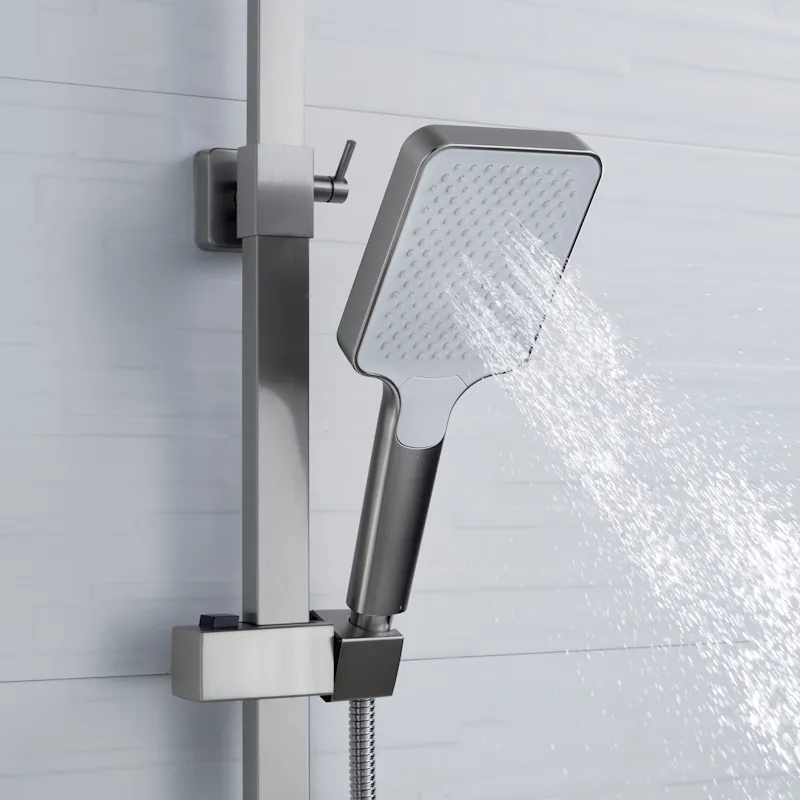 Душевая система Shevanik S7036L, сатин