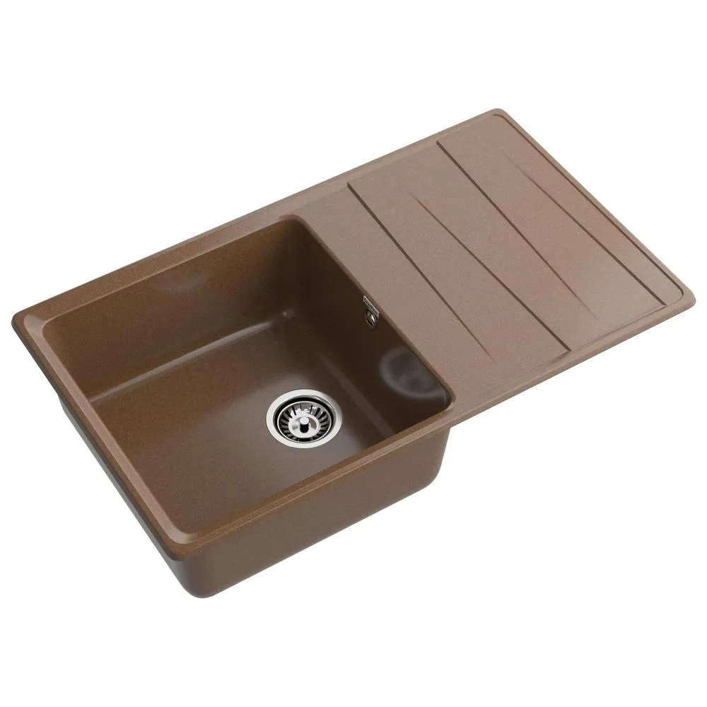 Кухонная мойка GranFest LEVEL 860L, терракот