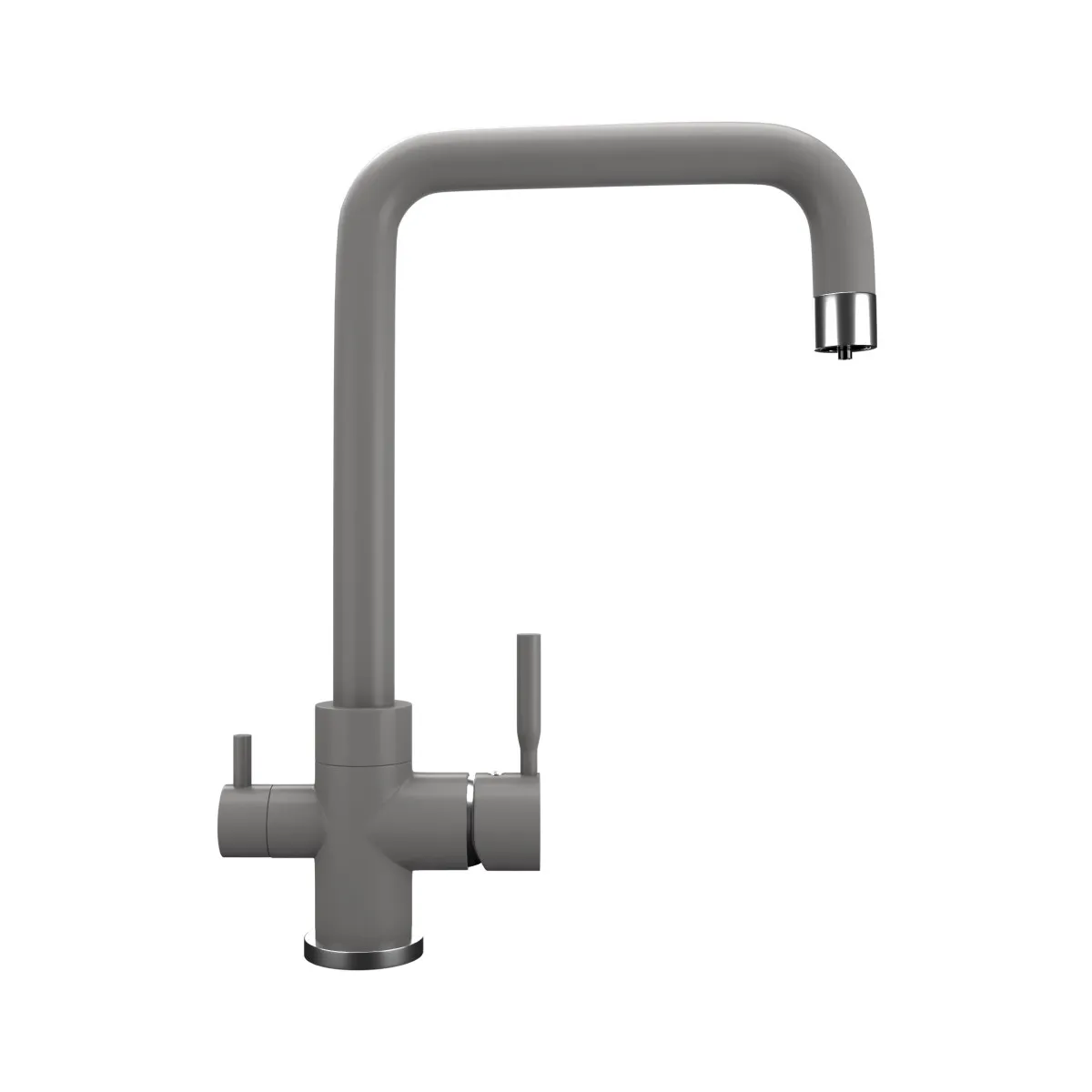 Смеситель для кухни Ulgran UQ-019-09, асфальт