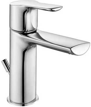 Смеситель для раковины с донным клапаном E.C.A Luna 102108947EX