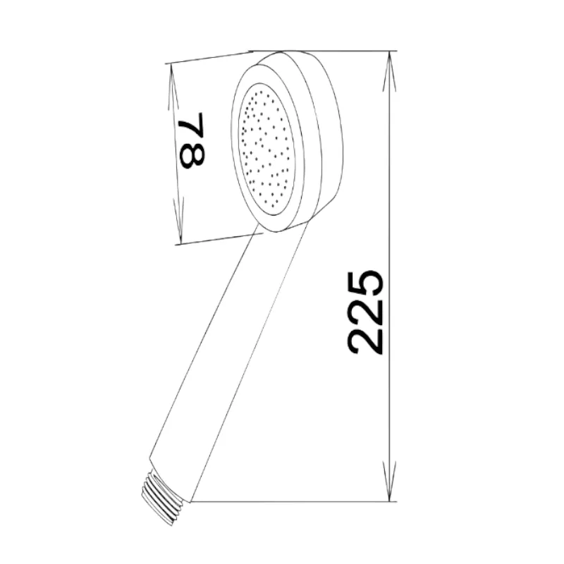 Лейка для душа D-Lin D61017, хром