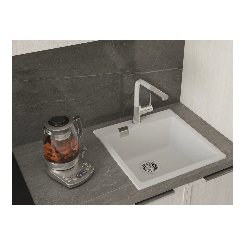 Кухонная мойка Rivelato RAUM RM-50, иней