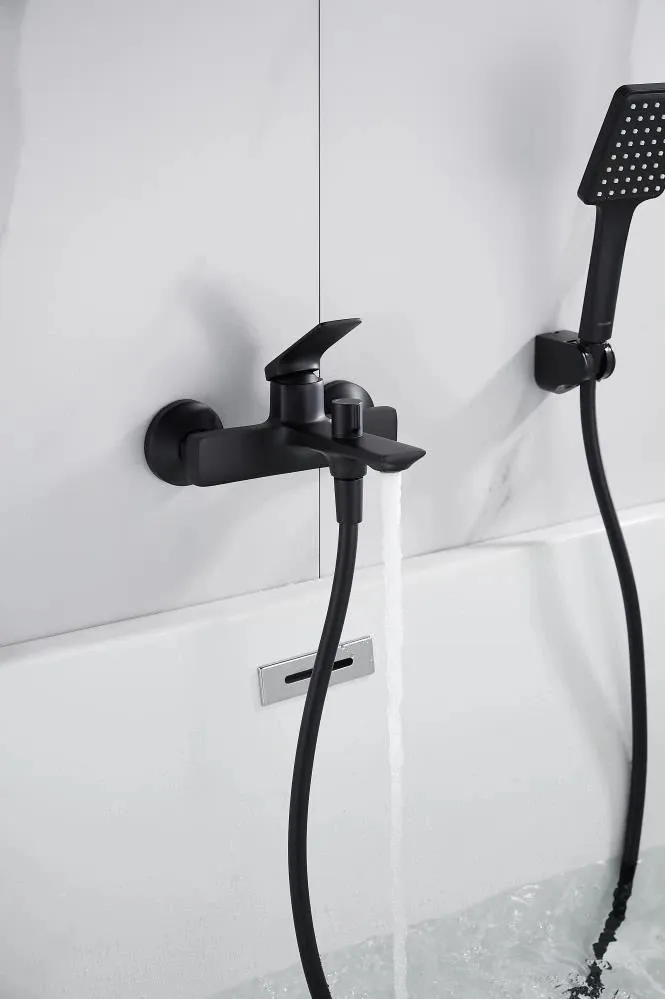 Смеситель для ванны Knotlor KN-71/BL, черный