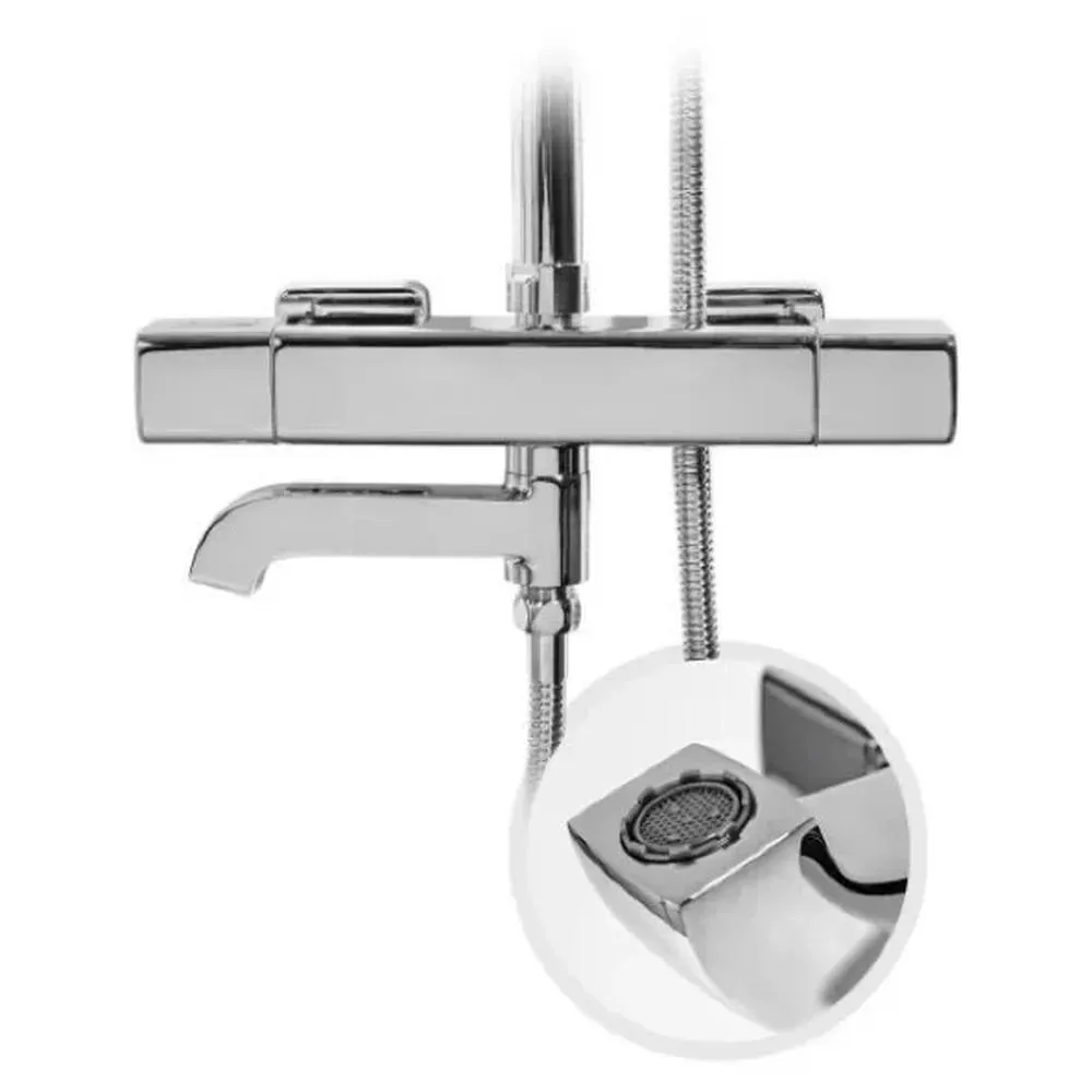 Душевая система с термостатом Grocenberg GB7005CR, хром