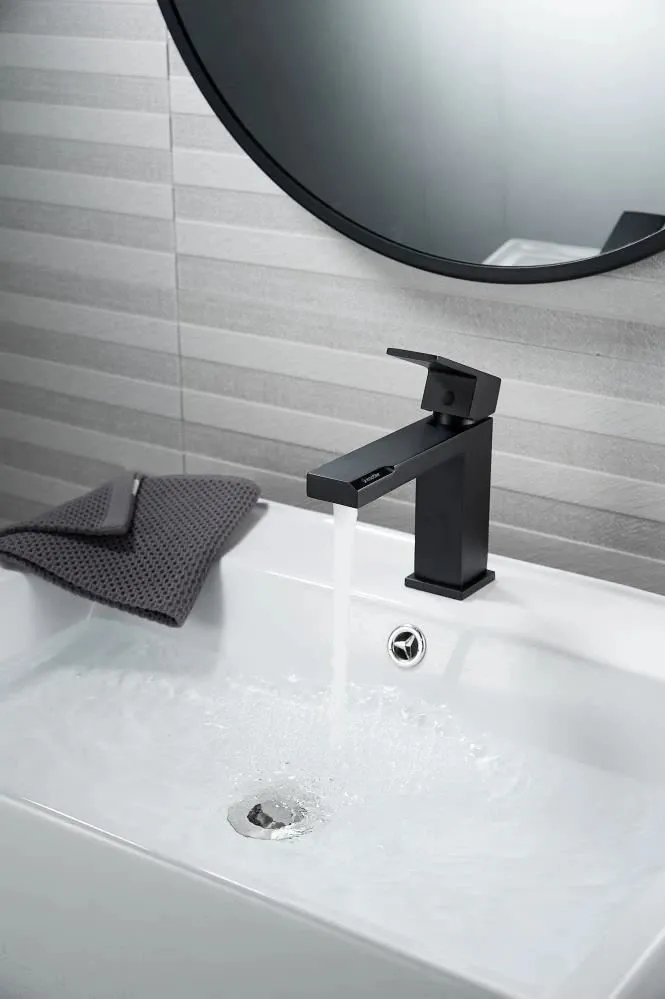 Cмеситель для раковины Knotlor KN-20/BL, черный