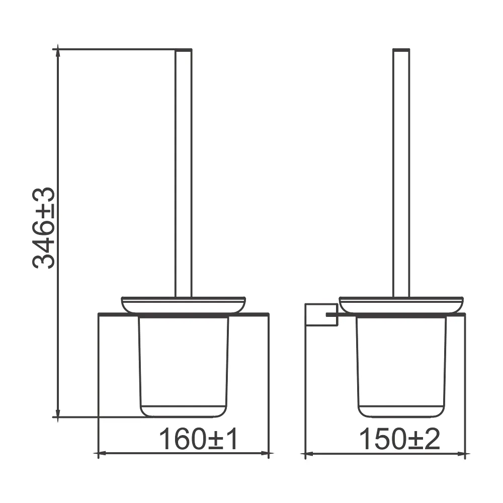 Ершик для унитаза GAPPO G30910-3,