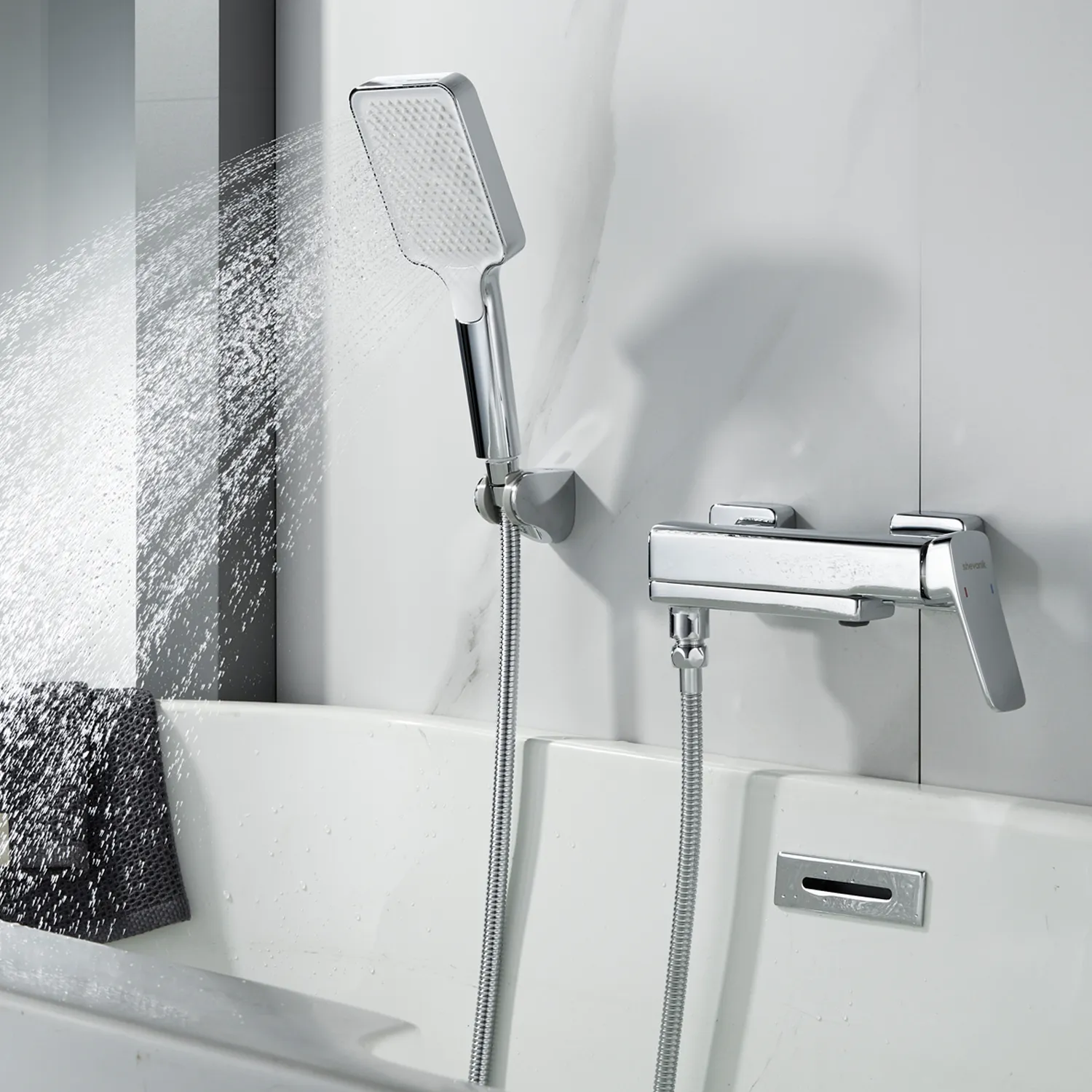 Смеситель для ванны Shevanik S9952, хром