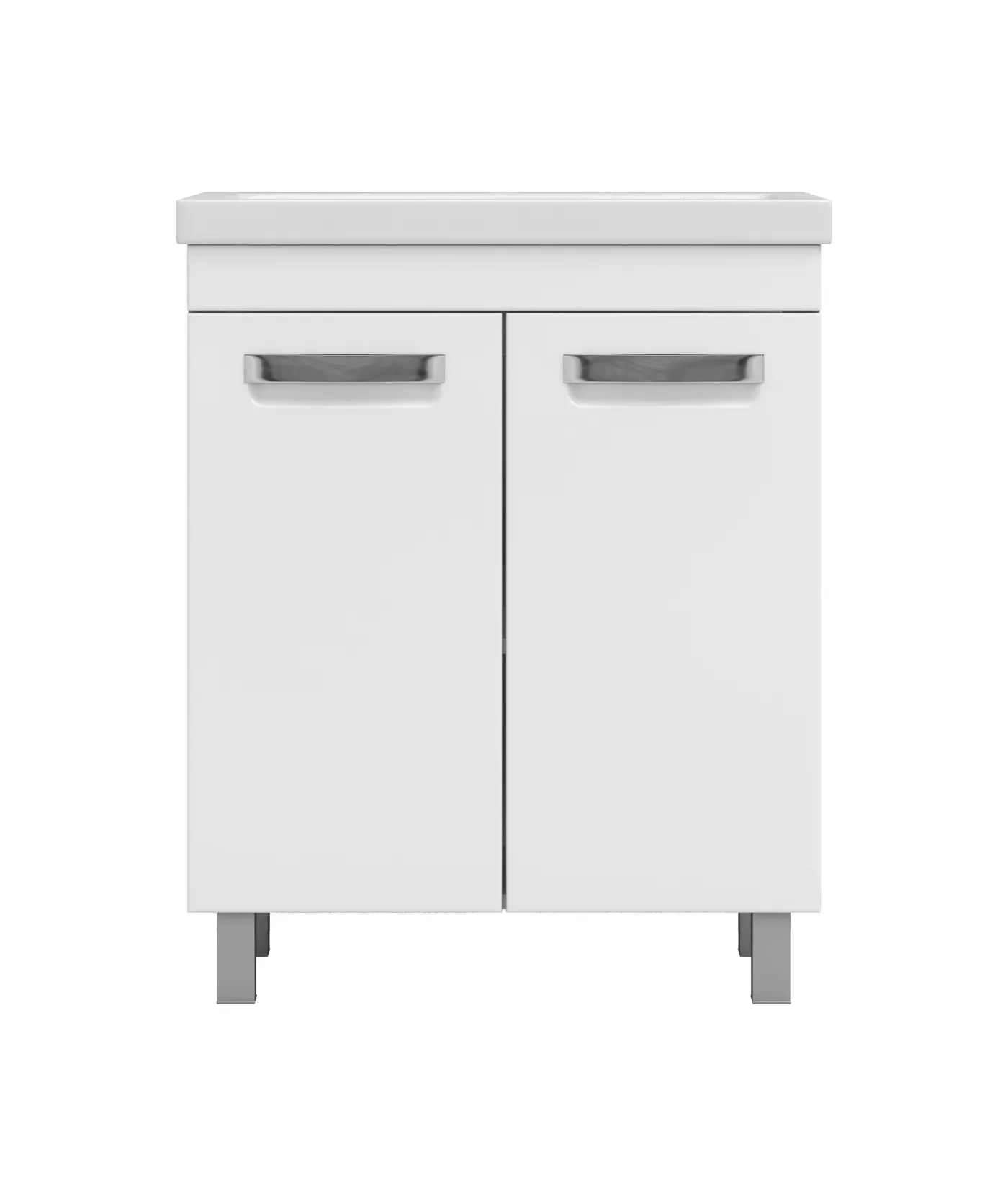 Тумба с раковиной напольная VIGO Plaza tn.PLA.COM.70.2D, 70 см