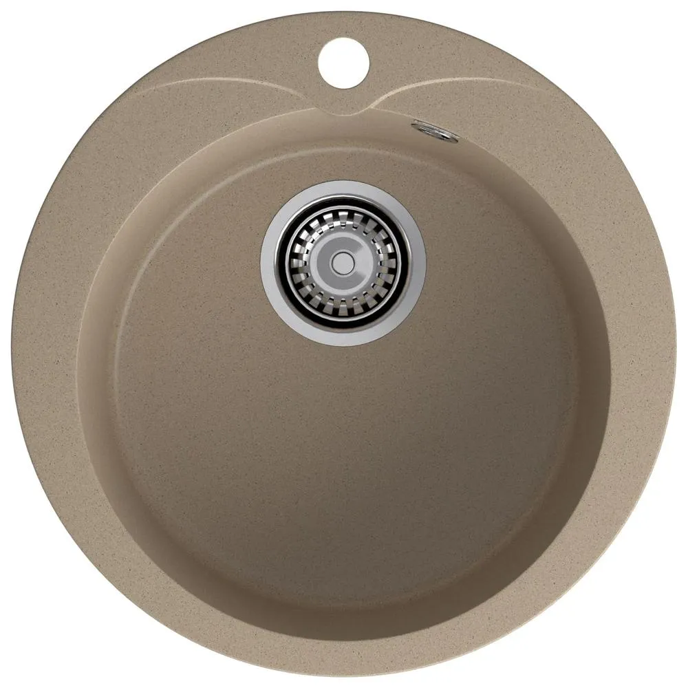 Кухонная мойка GranFest RONDO 480, песок