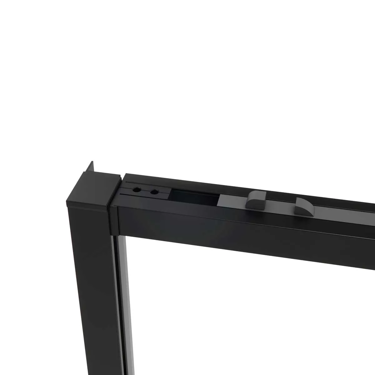 Душевая дверь Vincea Slim Soft (VDS-1SS110CLB) 1100х2000 мм, черный, стекло прозрачное