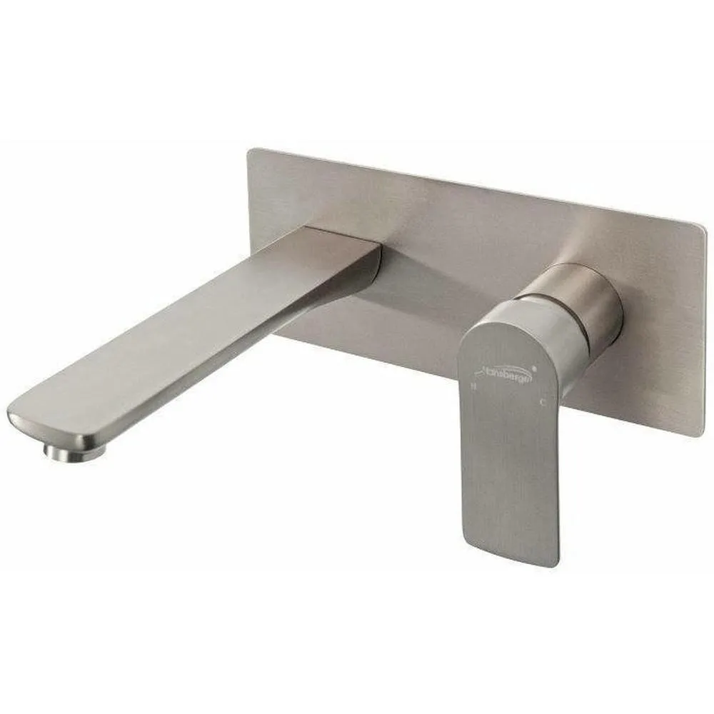 Смеситель для раковины встраиваемый Hansberge H699NK, никель