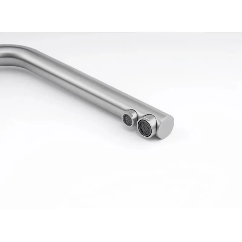 Смеситель для кухни с подключением фильтра Knotlor SS-08, сатин