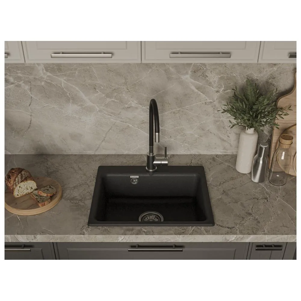 Кухонная мойка GranFest SMART 520, черный