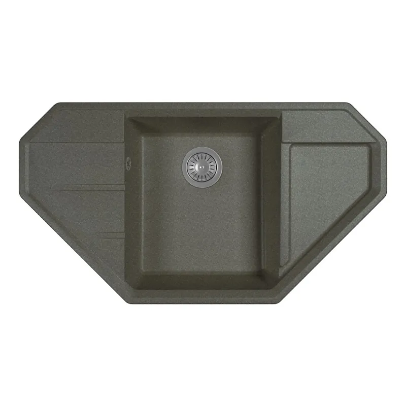 Кухонная мойка Dr. Gans КРОНА 29.040.D0910.407, черный