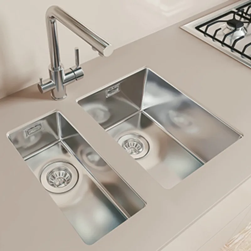 Кухонная мойка Florentina ОПТИМА-HM OHM.170.400.B.10.S.10, нержавеющая сталь