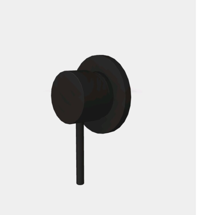 Смеситель для душа Fima Carlo Frattini Spillo Up, на 1 потребитель, черный матовый (F3033N1NS)