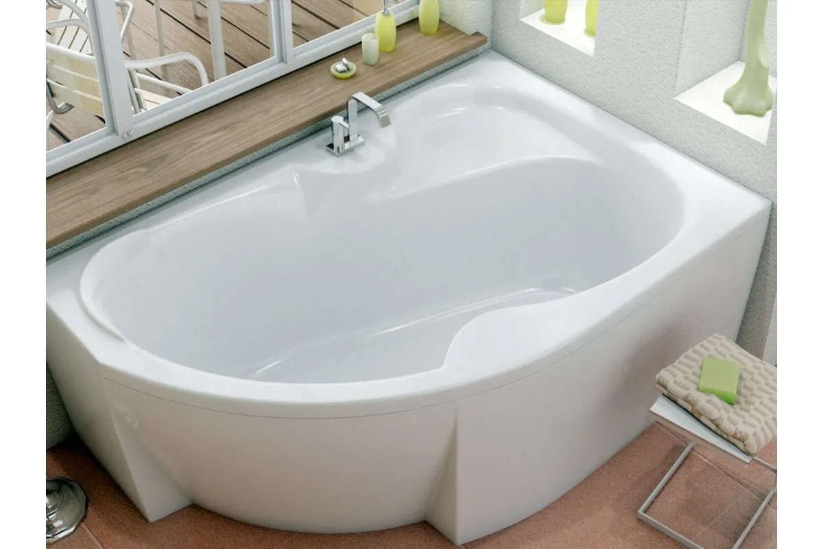 Ванна акриловая правосторонняя Vayer Azalia Гл000006725, 150x105