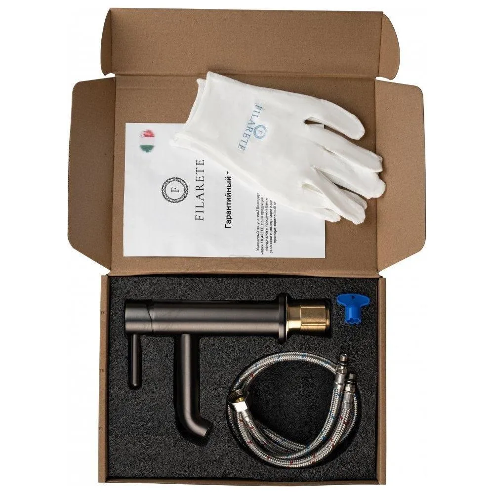 Смеситель для раковины FILARETE Roun FL5020BG, графит