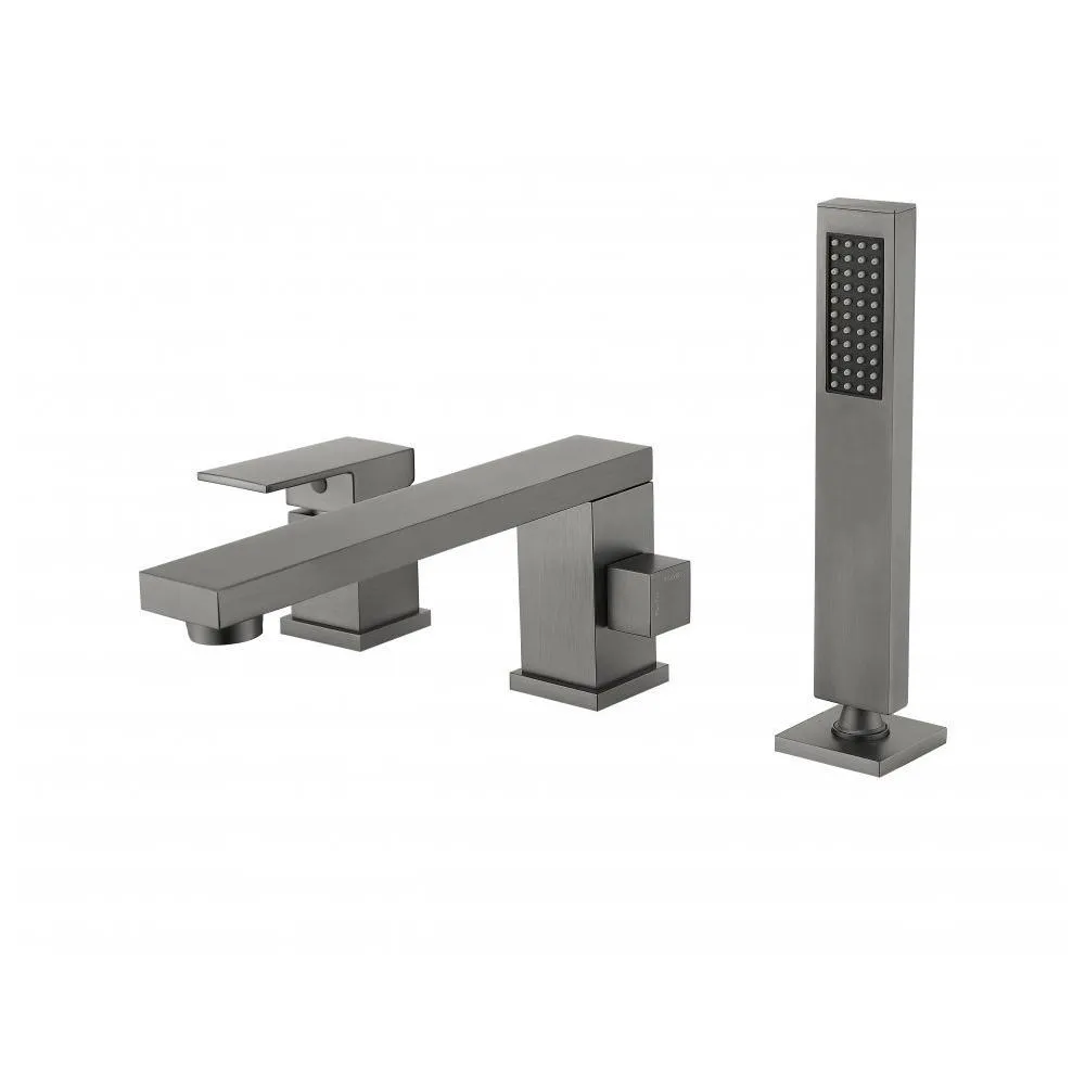 Смеситель на борт ванны Groсenberg GB6008BG, графит