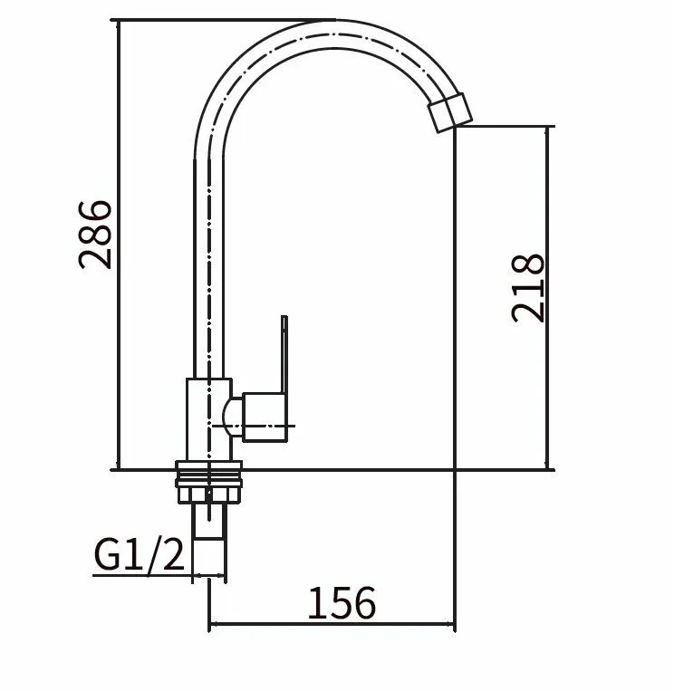 Кран для кухни под фильтр FASHUN (A54192) 