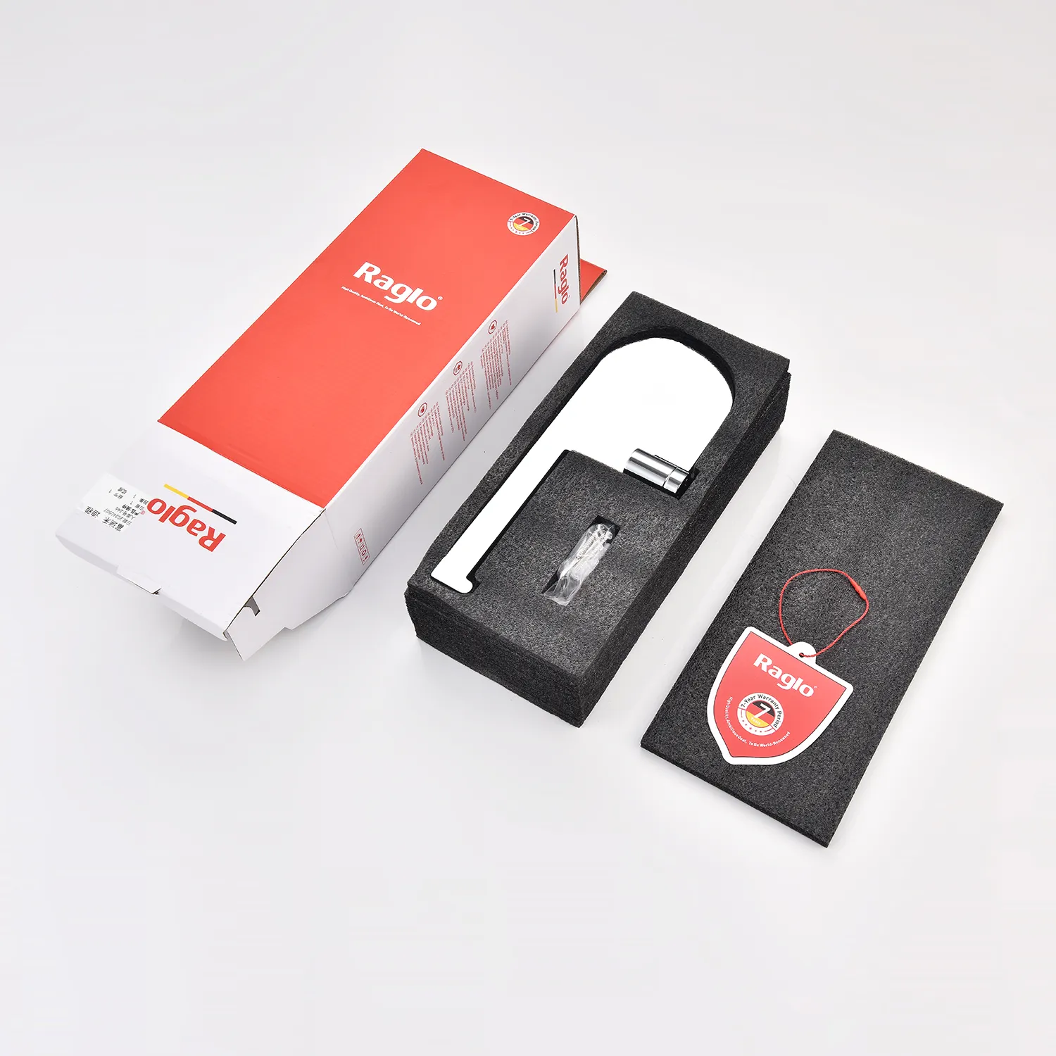Держатель для туалетной бумаги Raglo R300.03 с полкой,хром