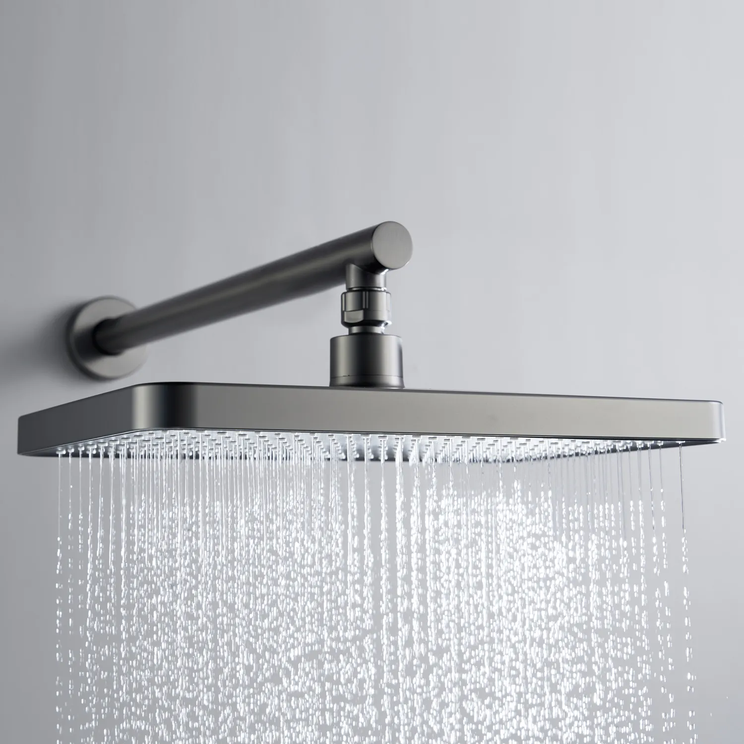 Душевая система встраиваемая Shevanik S9935T, оружейная сталь