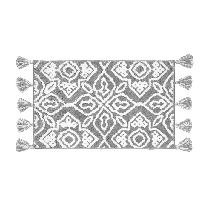 Коврик для ванной комнаты 50x80 микрофибра серый IDDIS Décor (DT01P58i12)