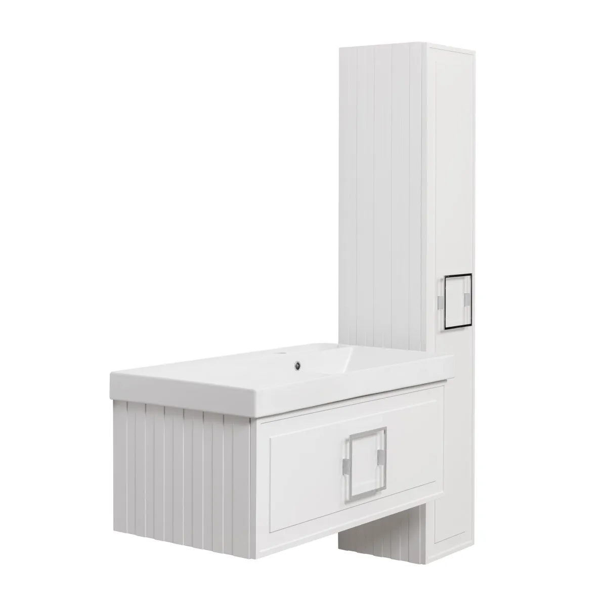 Тумба под раковину подвесная La Fenice Cubo FNC-01-CUB-B-90, белая