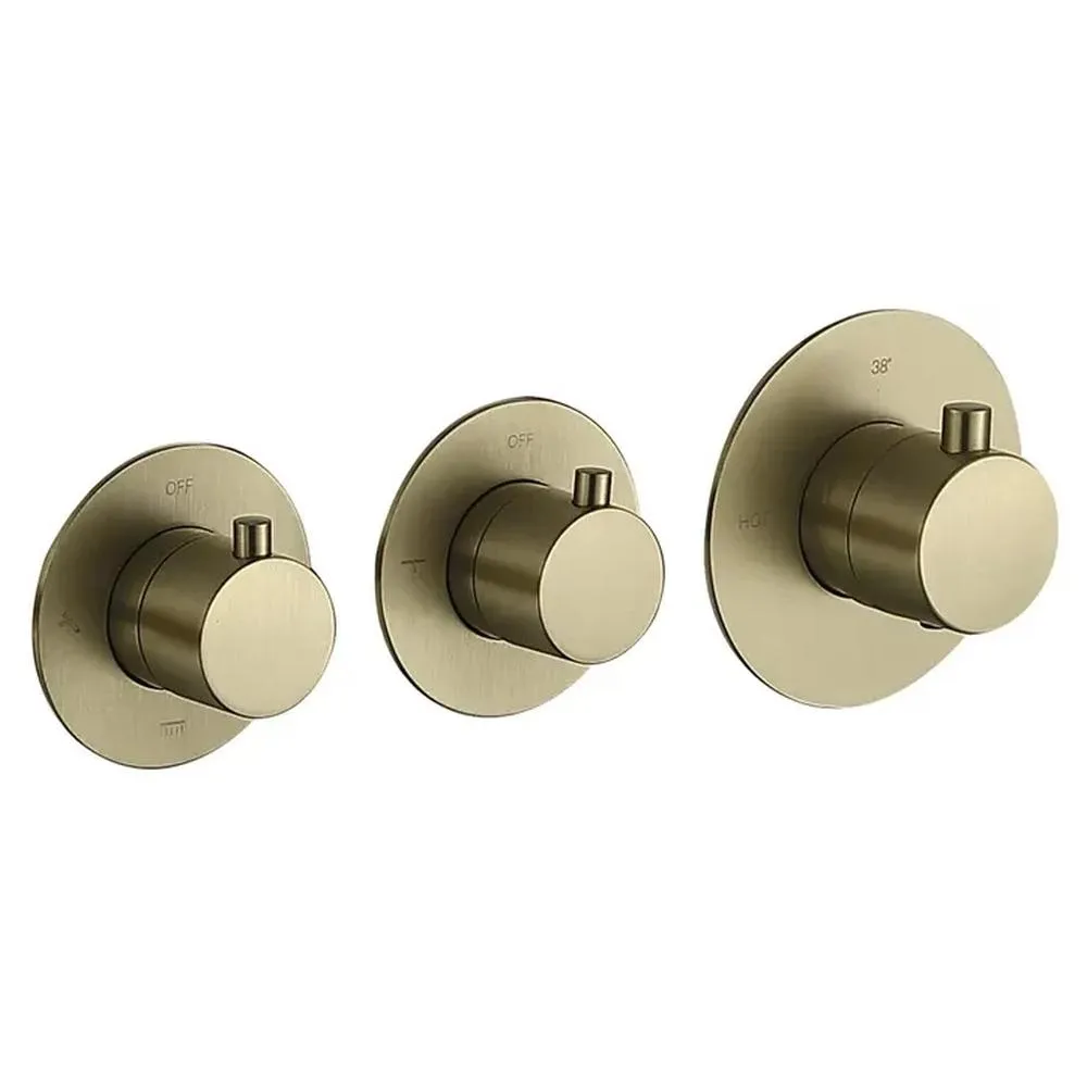 Душевая система встраиваемая (без излива) Grocenberg GB5020MG, матовое золото