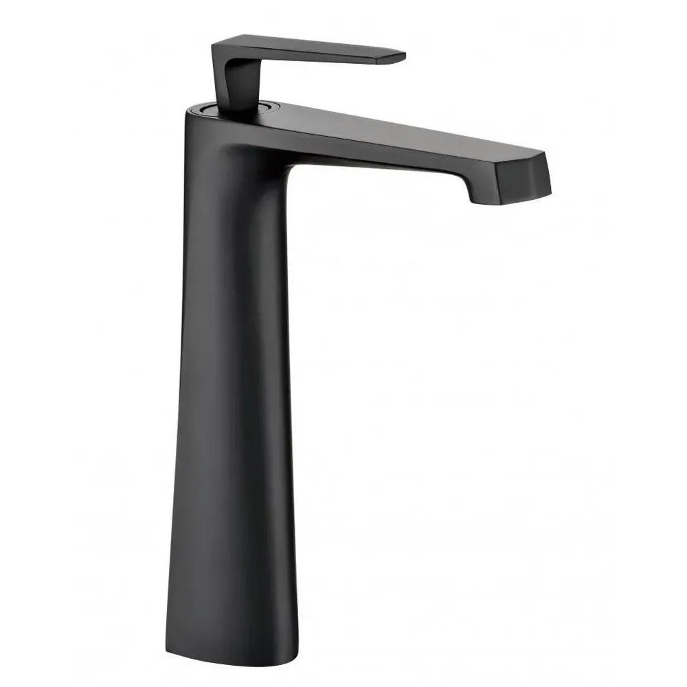 Смеситель для раковины высокий Grocenberg GB3025BL, черный