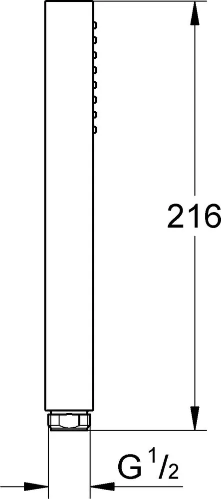 Душ ручной вид струи Grohe Euphoria Cube Stick 1, хром (27699000)