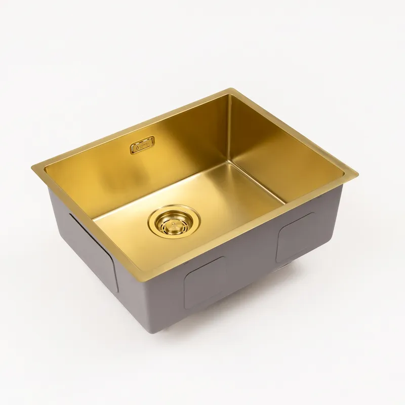 Кухонная мойка Grandex Aqua Optima 5011361, золото