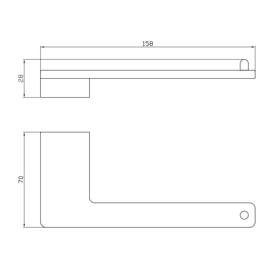 Держатель для туалетной бумаги Rav Slezak NIL NLA0401, хром