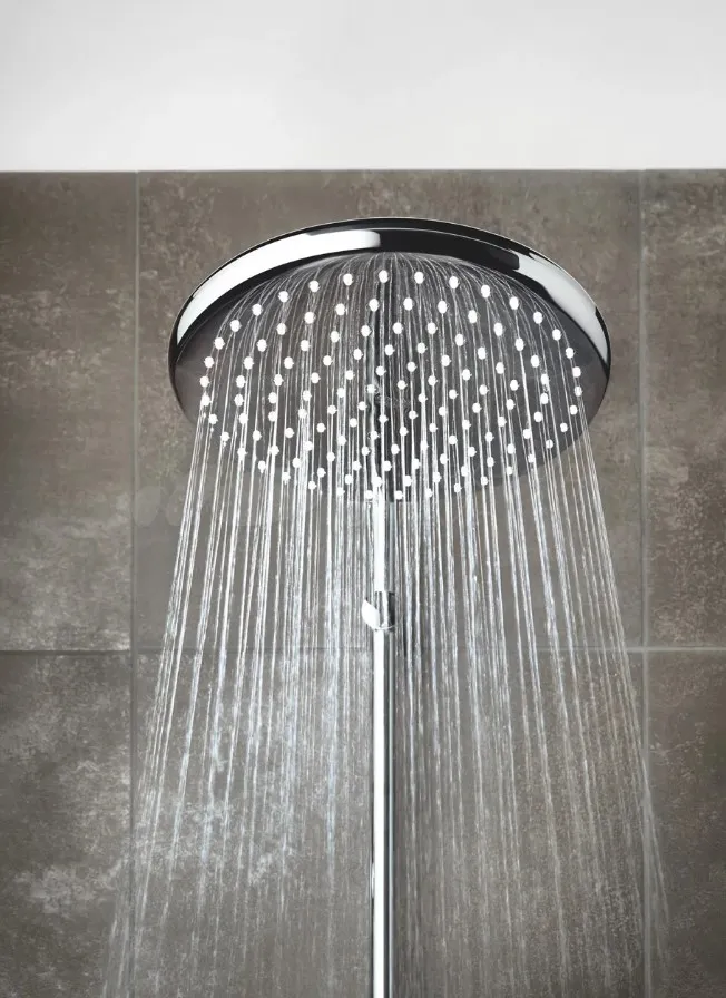 Душевая система GROHE Tempesta System 250 поворотная с термостатом, с изливом (26672001)