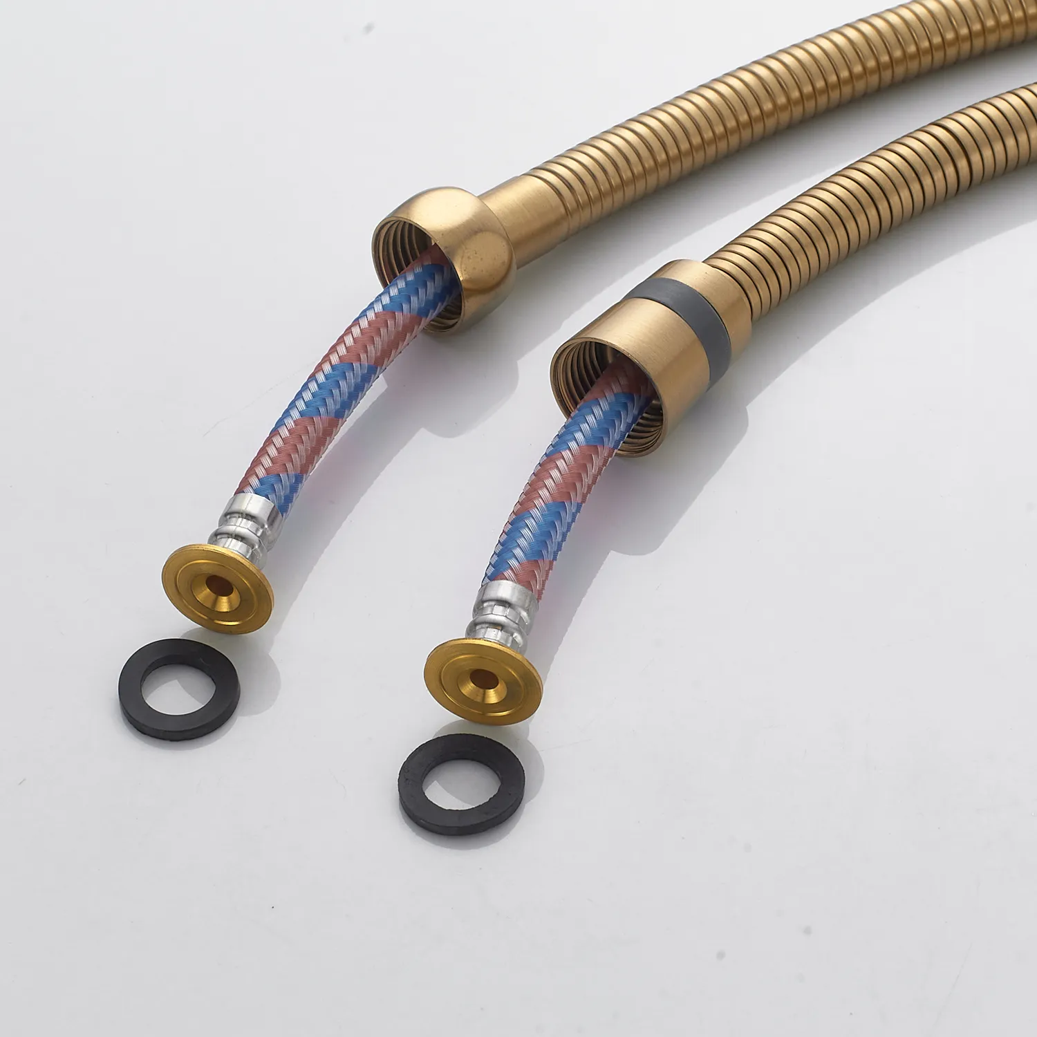 Гигиенический душ со смесителем Shevanik S107G, золотой сатин