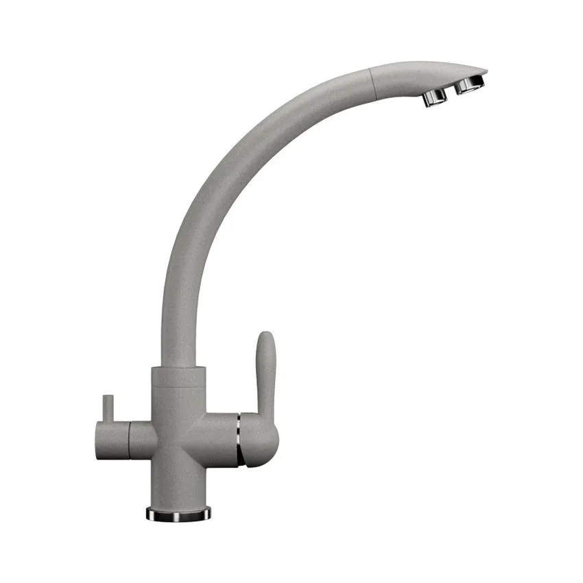 Смеситель для кухни Ulgran U-017-310, серый