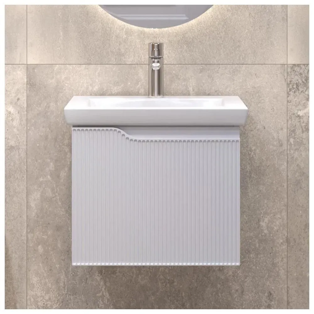 Тумба с раковиной подвесная VIGO Neo 338-com, 50 см