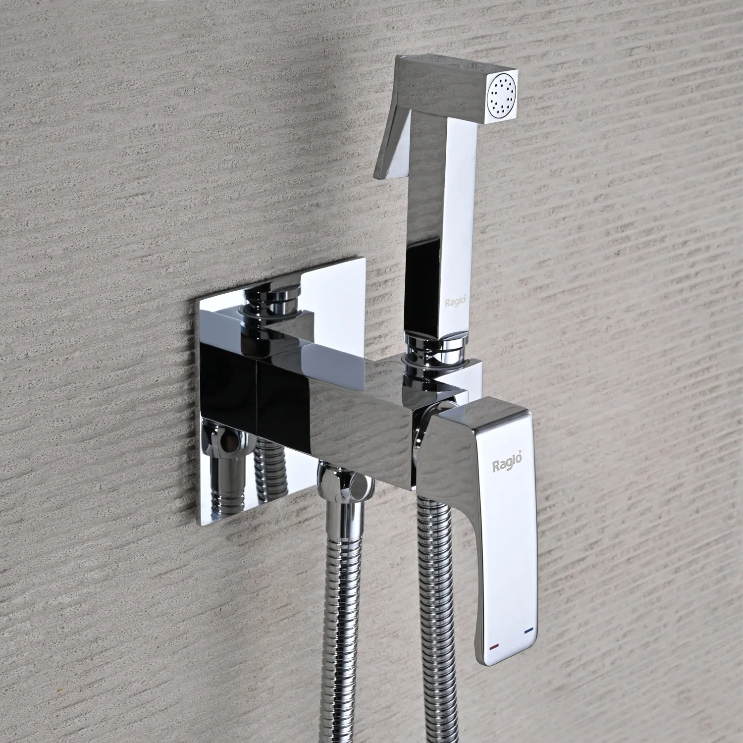 Смеситель Raglo встраиваемый с гигиеническим душем (R01.52)