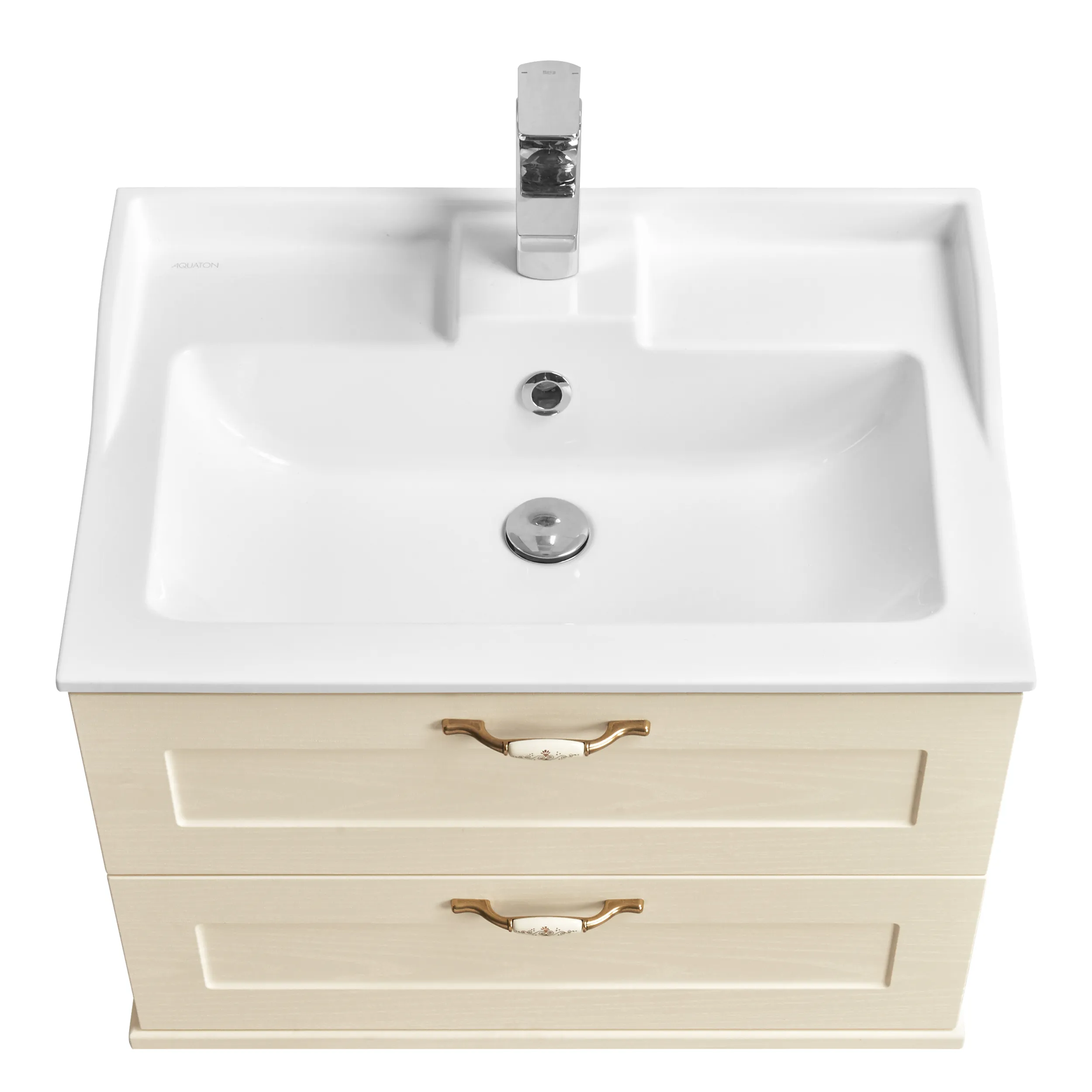 Тумба под раковину Aquaton Леон 65 дуб бежевый (1A187001LBPR0)