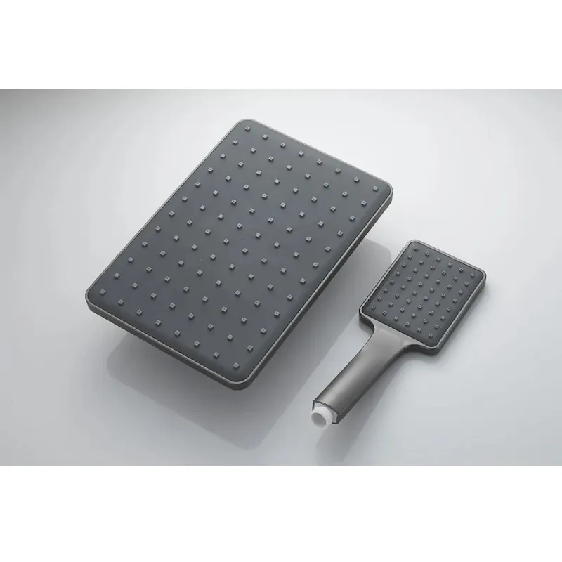 Душевая система Knotlor KN-23/GM, вороненая сталь