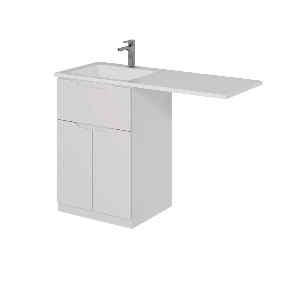 Тумба под раковину напольная Dreja Vega 60 см, белый