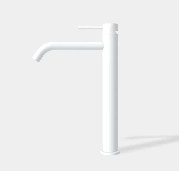 Смеситель для раковины Fima Carlo Frattini Spillo Up, белый матовый (F3031/HXSBS)