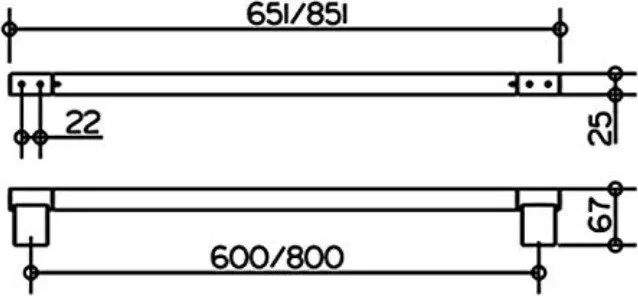 Полотенцедержатель Keuco Plan 14901010600