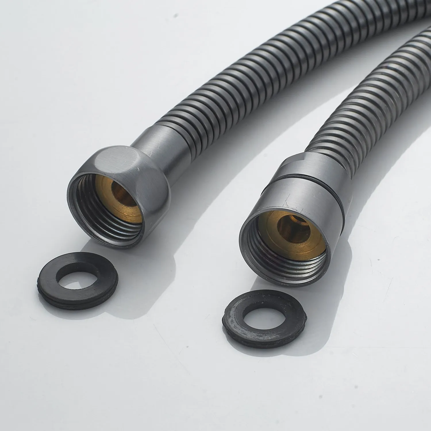 Смеситель для ванны Shevanik S4002T, оружейная сталь